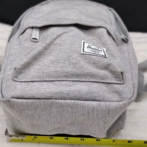 Herschel Supply Co. Classic Mini Backpack – Light Grey Crosshatch | NWOT - Picture 4 of 11